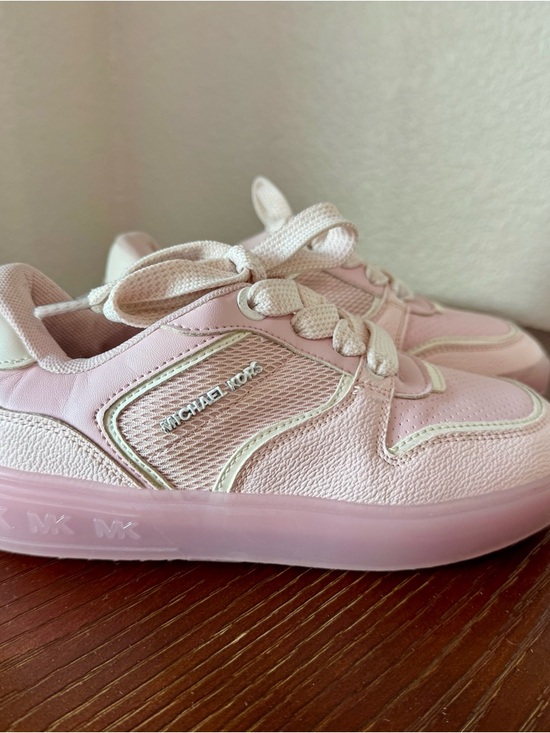 Michael Kors Other - Michael Kors Kids Pink Casual Sneakers Size 2 Girls Shoes